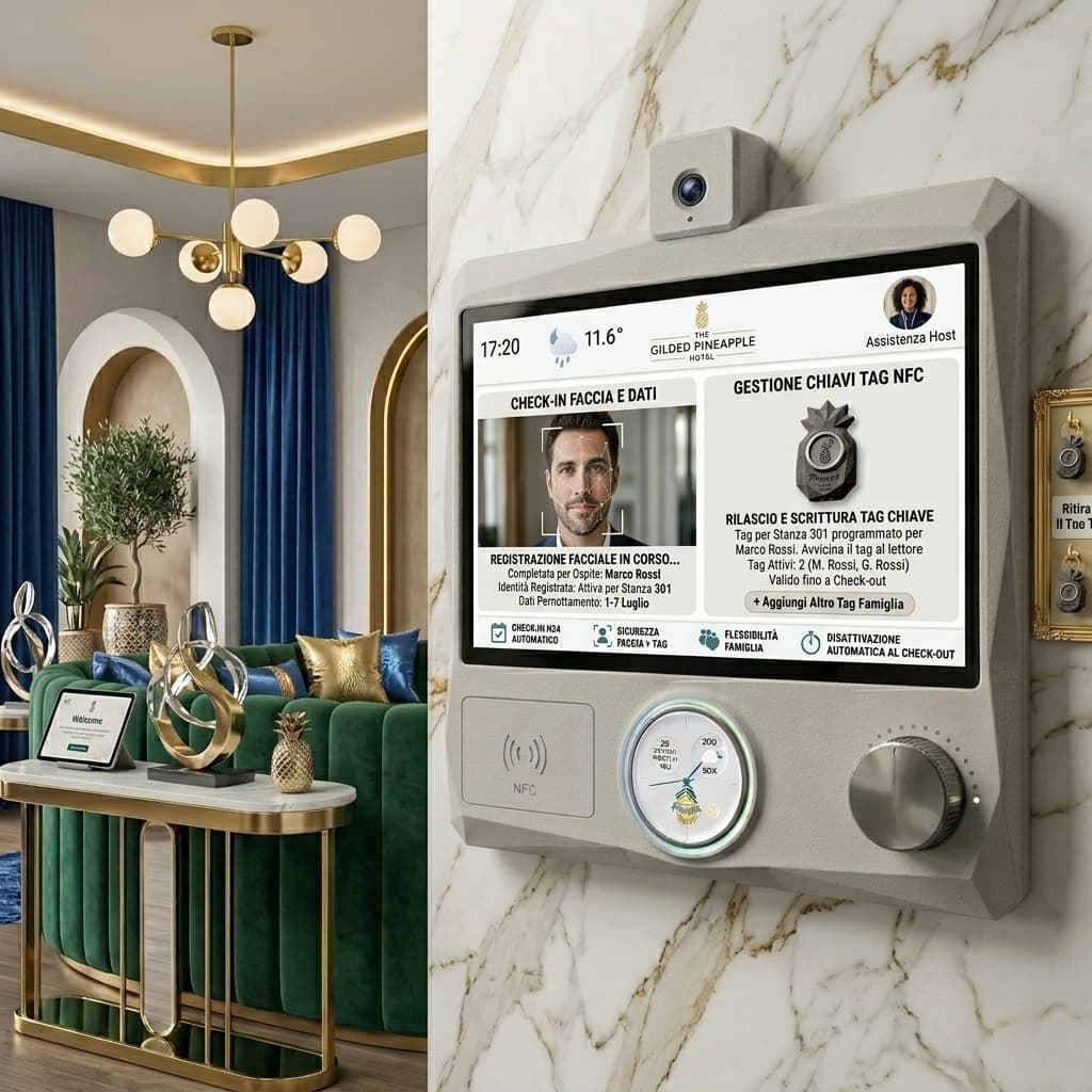 Pineapple Home Wall – accesso biometrico