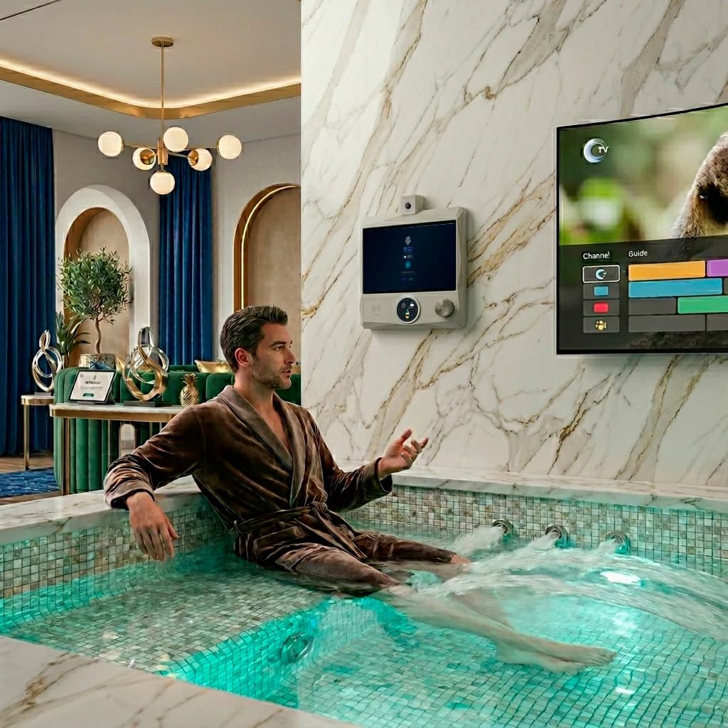 Accesso piscina e SPA con tag NFC